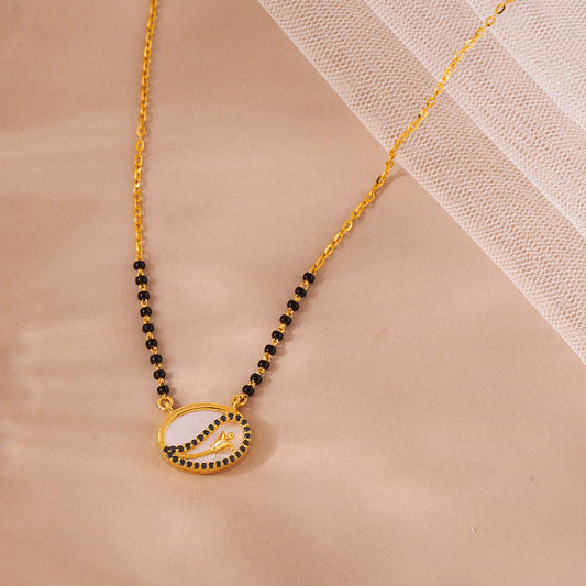 Bound Together Gold Modern Mangalsutra for Women