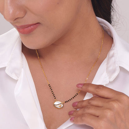 Bound Together Gold Modern Mangalsutra for Women