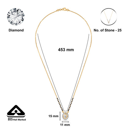 Soul Knot Gold Modern Mangalsutra for Women