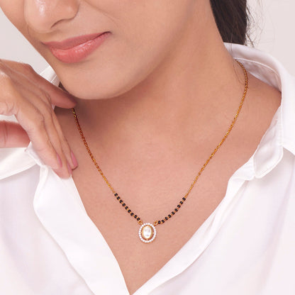 Soul Knot Gold Modern Mangalsutra for Women