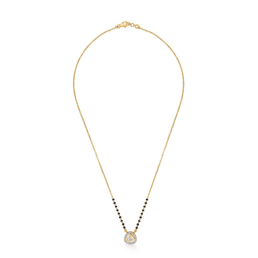 Woven Bond Gold Modern Mangalsutra for Women