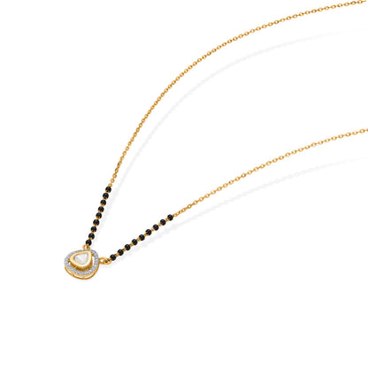 Woven Bond Gold Modern Mangalsutra for Women