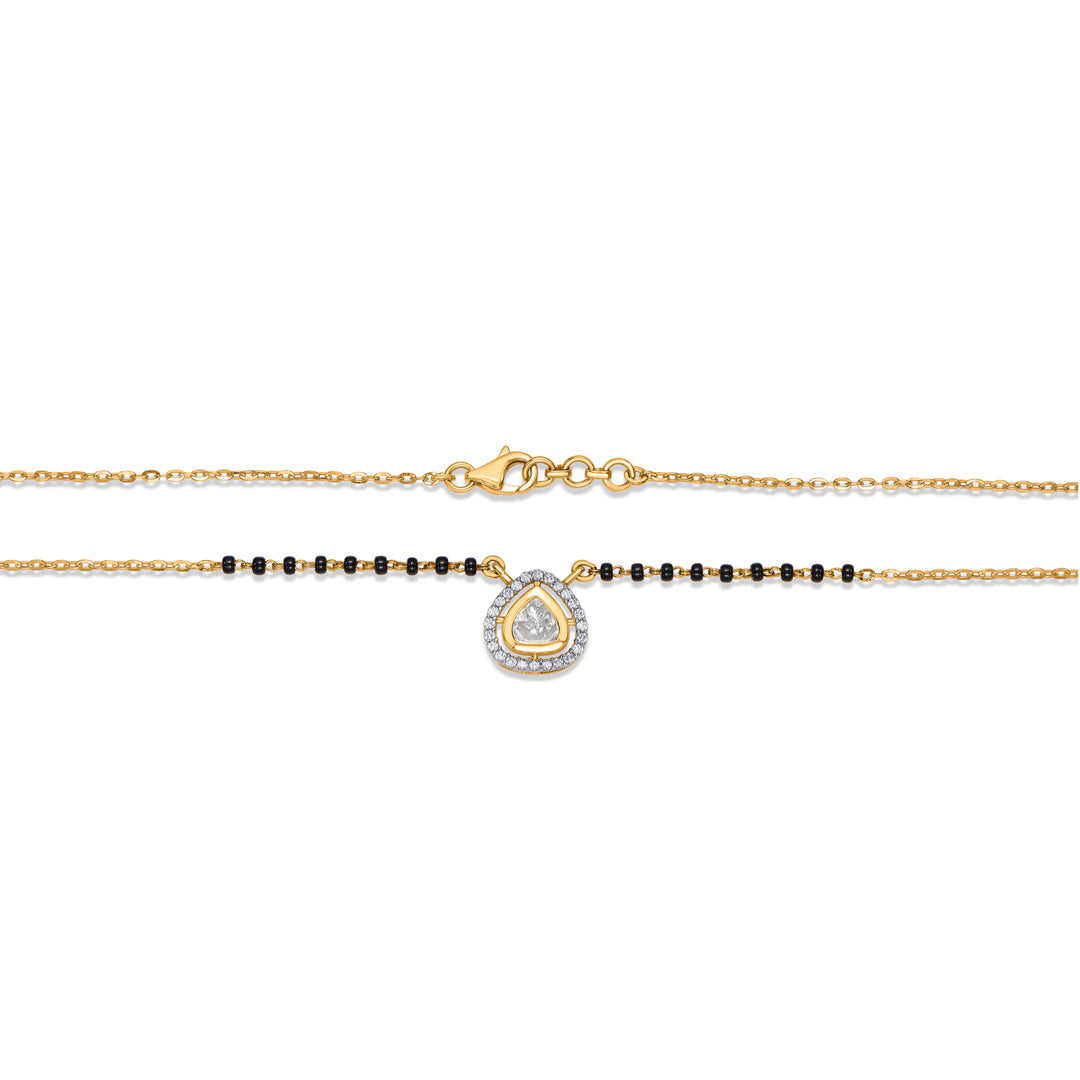 Woven Bond Gold Modern Mangalsutra for Women