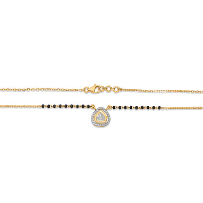Woven Bond Gold Modern Mangalsutra for Women