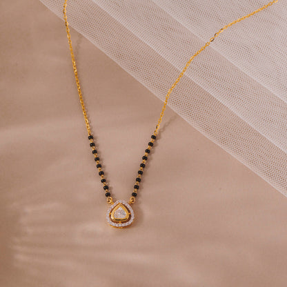 Woven Bond Gold Modern Mangalsutra for Women