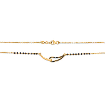 Promise Weave Gold Modern Mangalsutra for Women