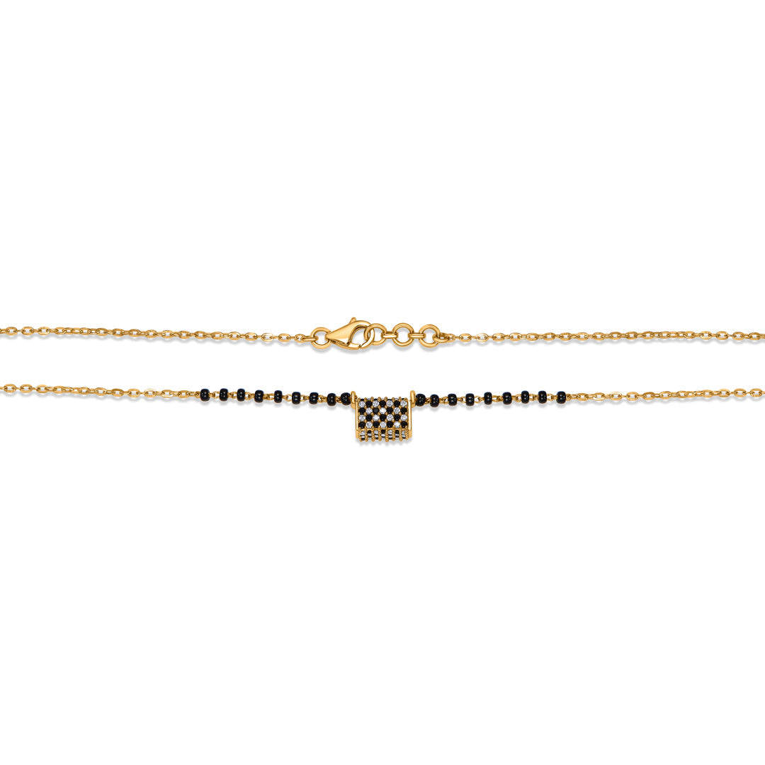 Heartline Gold Modern Mangalsutra for Women