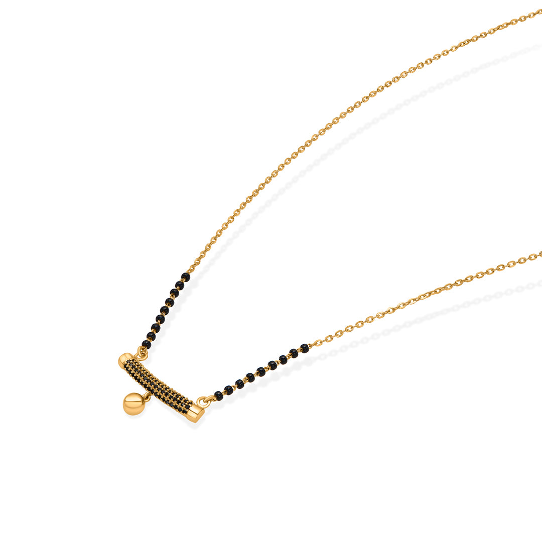 One Bond Gold Modern Mangalsutra for Women