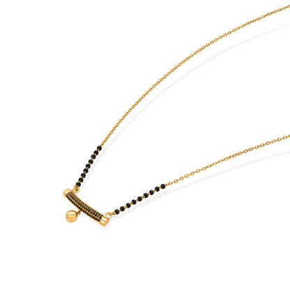 One Bond Gold Modern Mangalsutra for Women