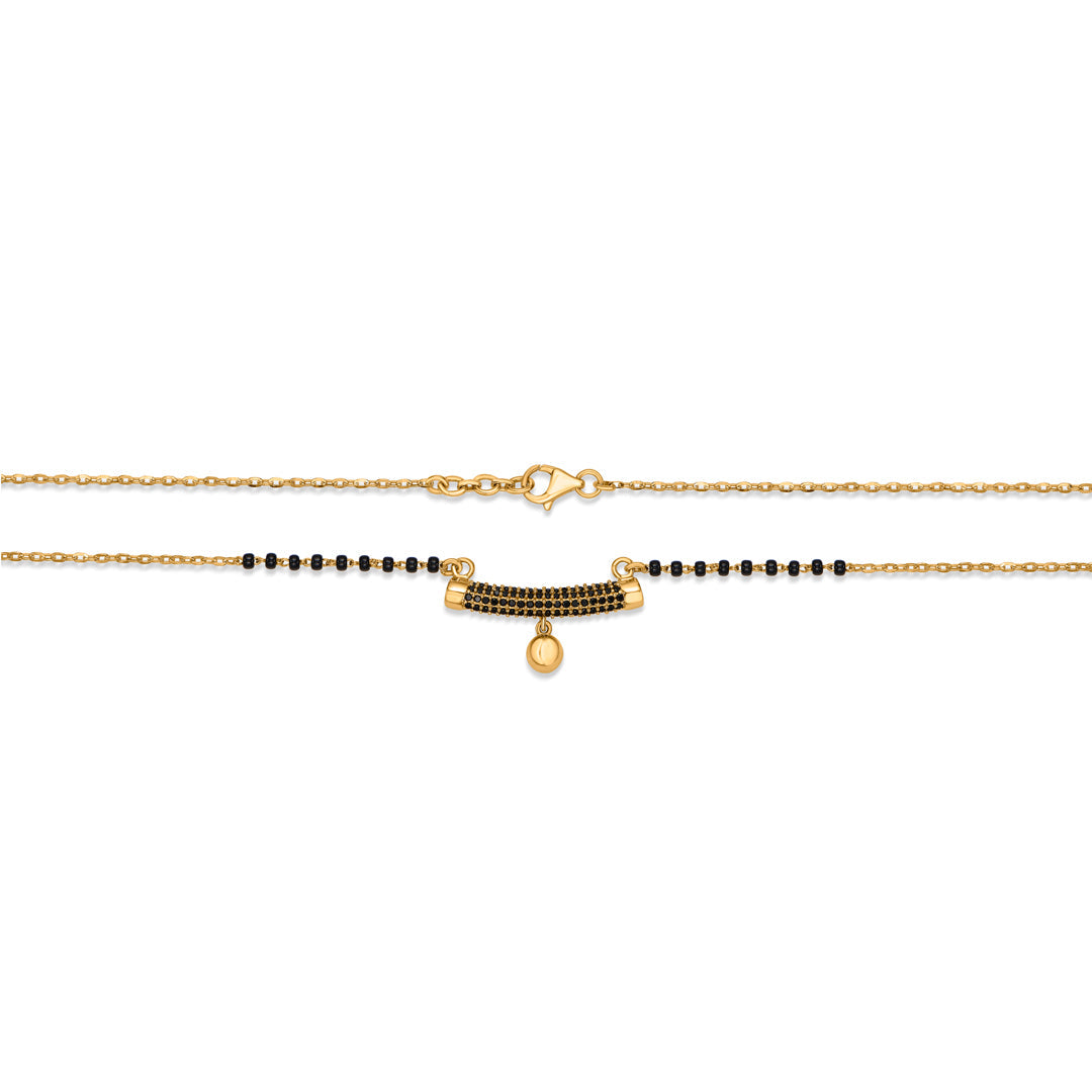 One Bond Gold Modern Mangalsutra for Women