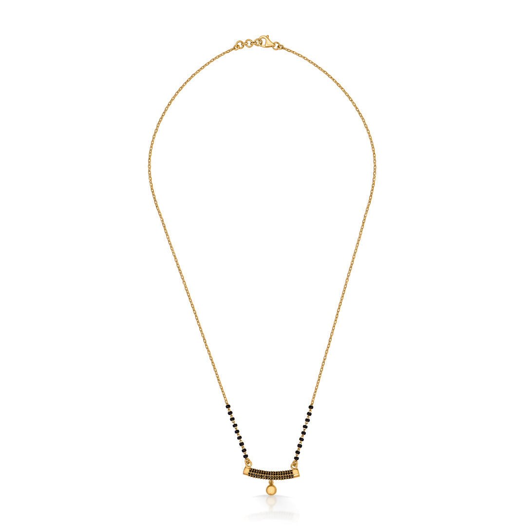 One Bond Gold Modern Mangalsutra for Women
