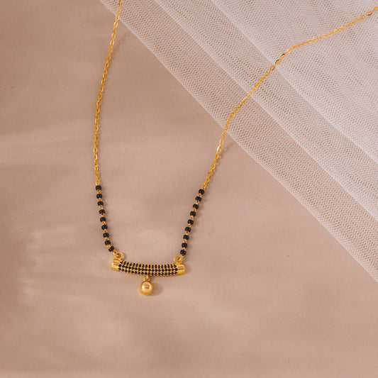 One Bond Gold Modern Mangalsutra for Women