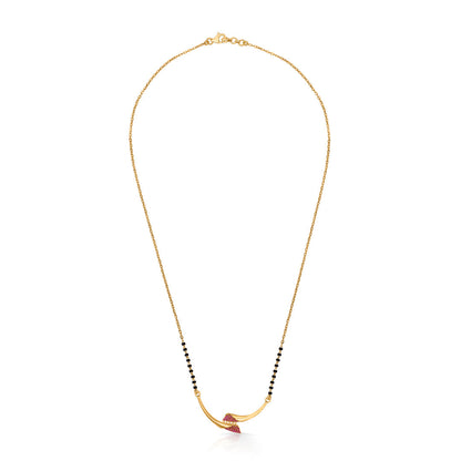 Bond Thread Gold Modern Mangalsutra for Women
