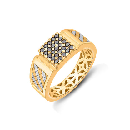 Regal Halo Gold Men's Ring for Men