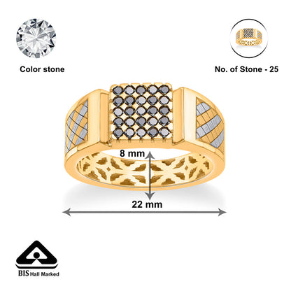 Regal Halo Gold Men's Ring for Men