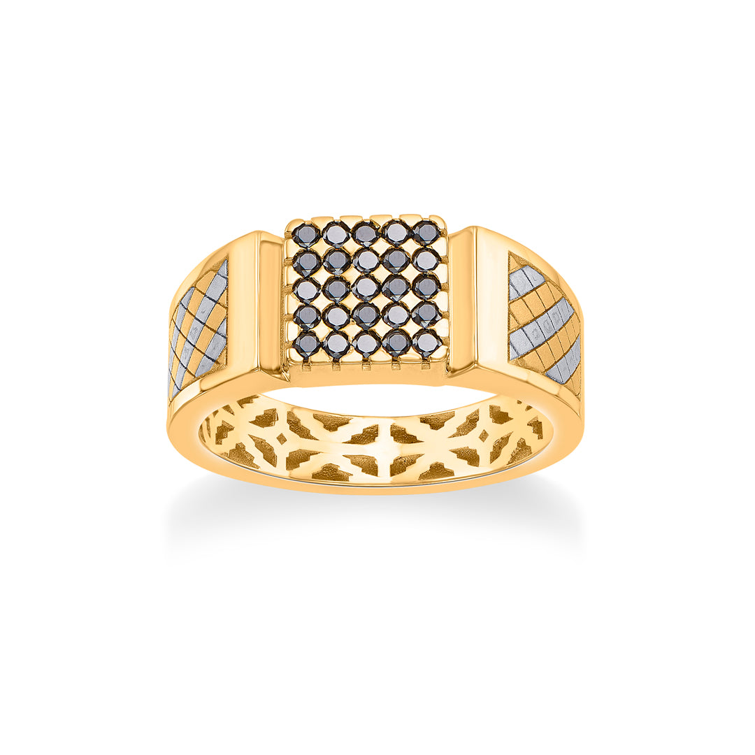 Regal Halo Gold Men's Ring for Men