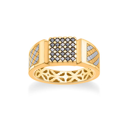 Regal Halo Gold Men's Ring for Men