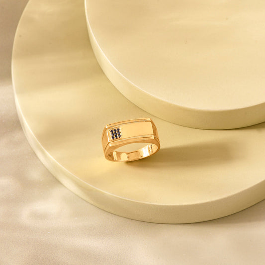 Signature Forge Gold Men's Ring for Men