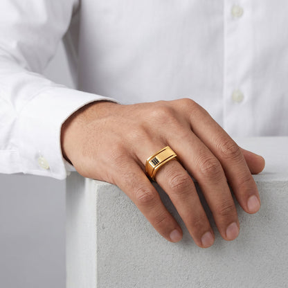 Signature Forge Gold Men's Ring for Men