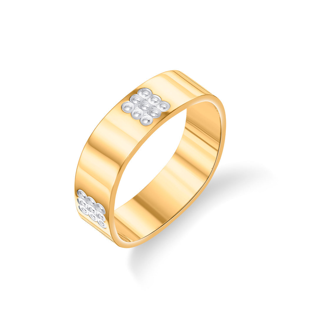 Refined Mark Gold Men's Ring for Men