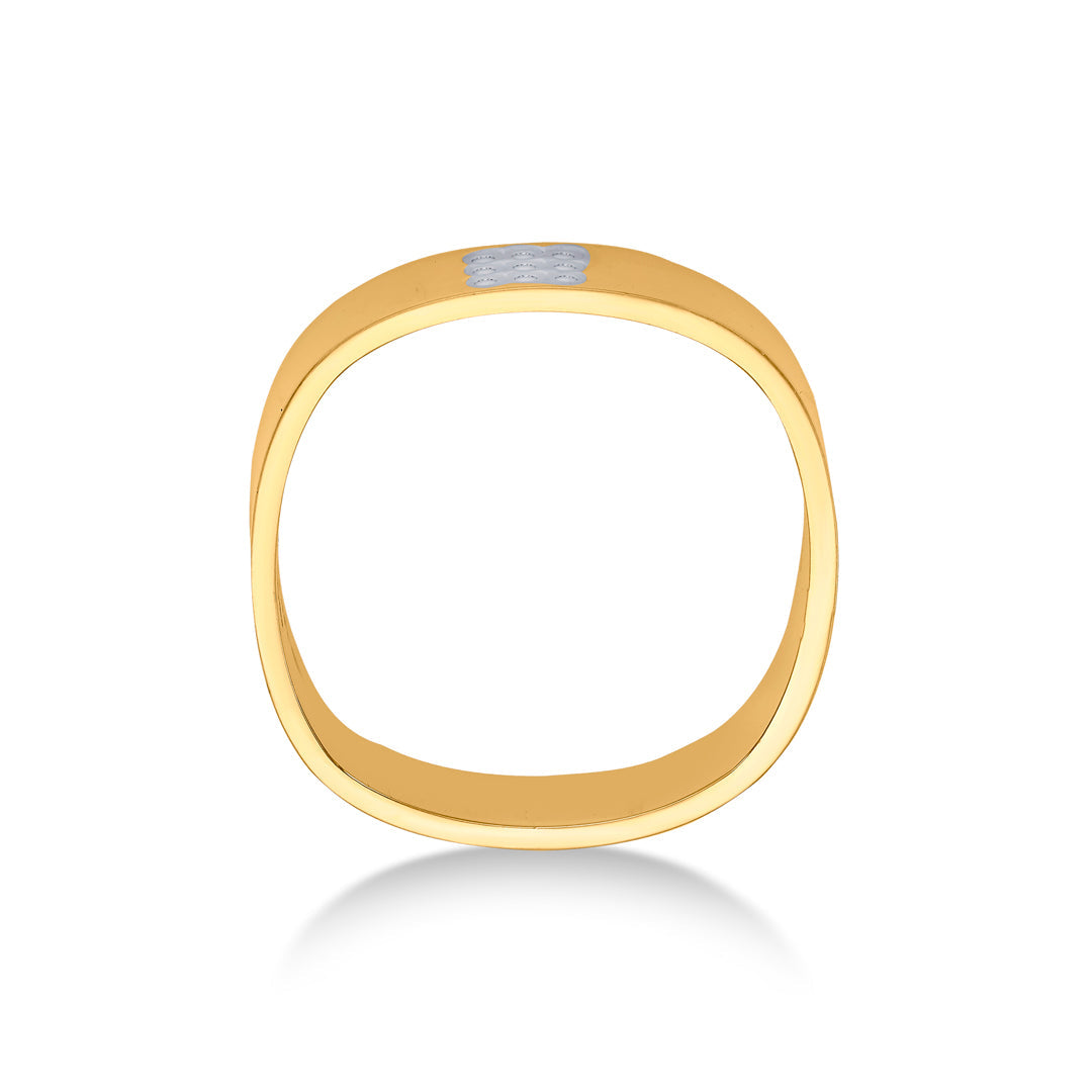 Refined Mark Gold Men's Ring for Men