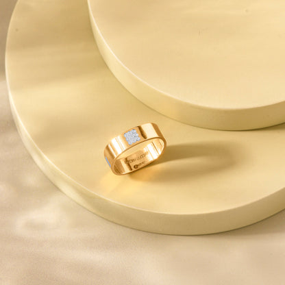 Refined Mark Gold Men's Ring for Men