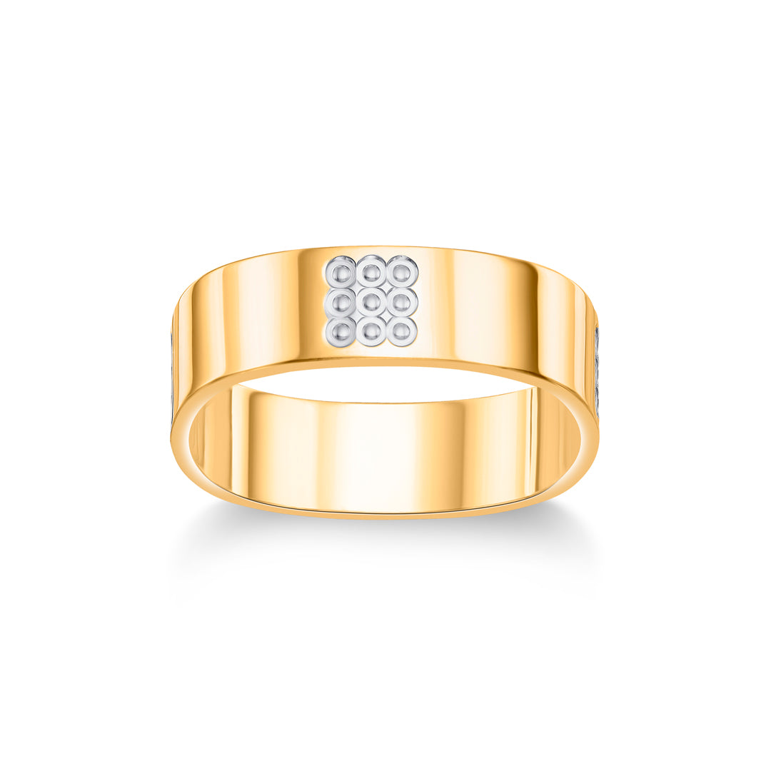 Refined Mark Gold Men's Ring for Men