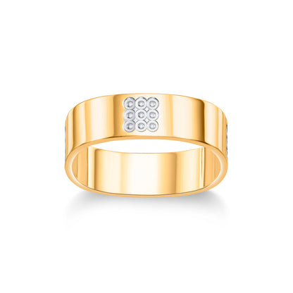 Refined Mark Gold Men's Ring for Men