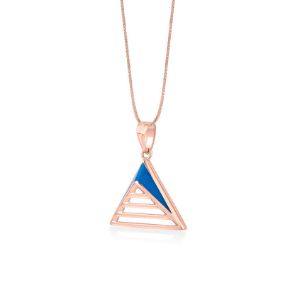 Coastal Curve Gold Modern Pendant for Women