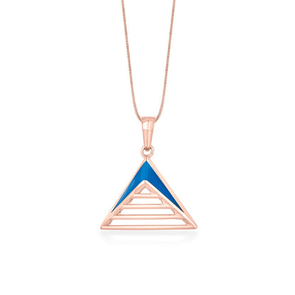 Coastal Curve Gold Modern Pendant for Women