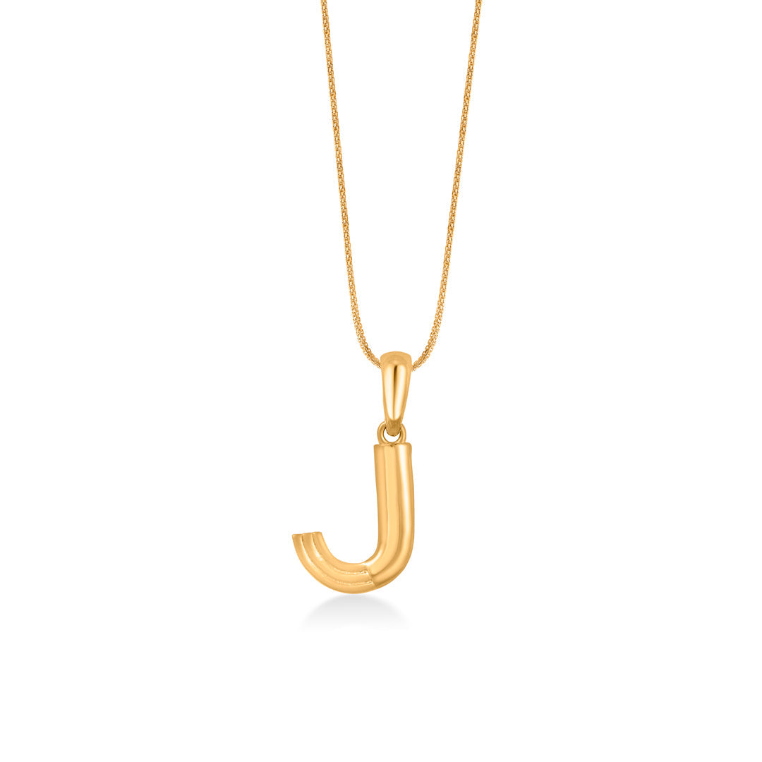 Joy J Gold Alphabet Pendant for Women