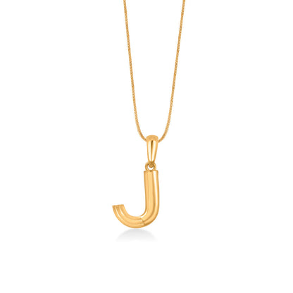 Joy J Gold Alphabet Pendant for Women