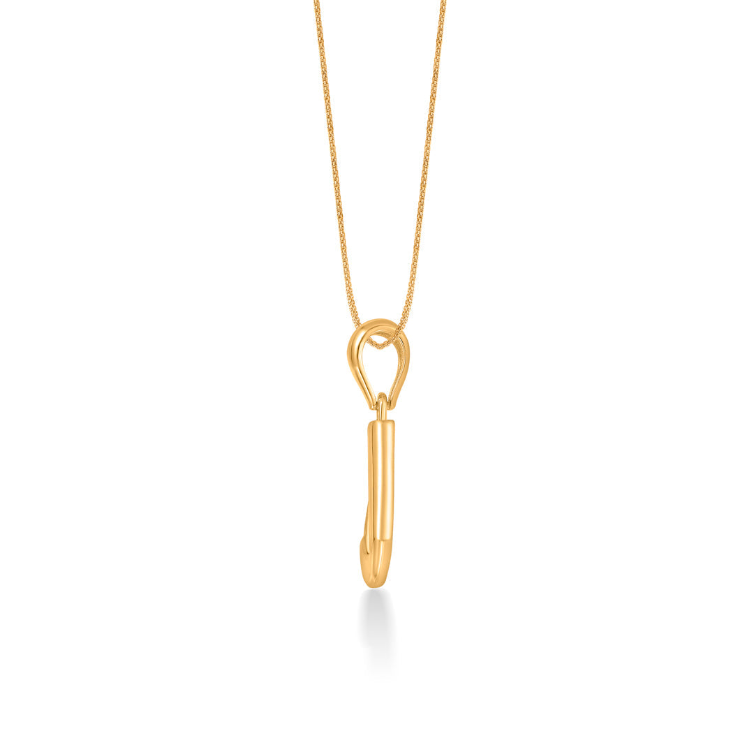 Dream D Gold Alphabet Pendant for Women