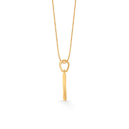 Allure A Gold Alphabet Pendant for Women