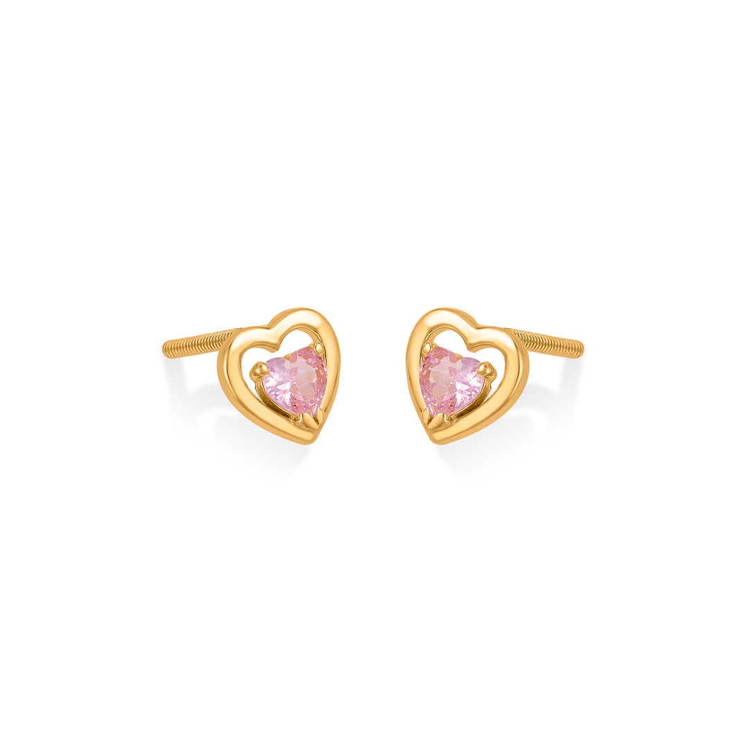 Blush Love Gold Pendant Set for Women