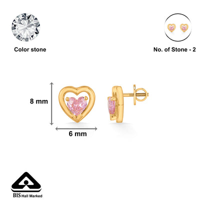 Blush Love Gold Pendant Set for Women