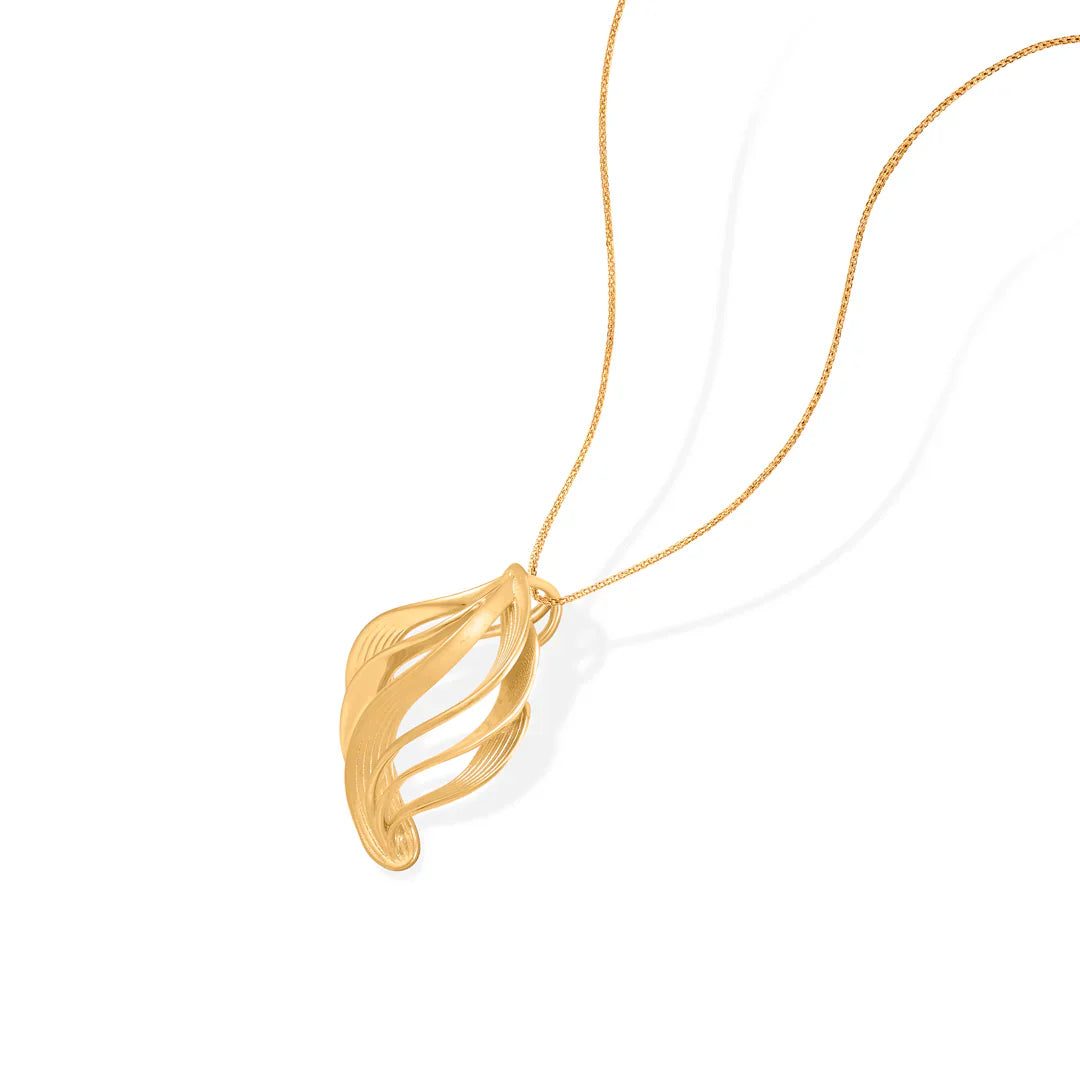 Ever Glow Gold Pendant Set for Women
