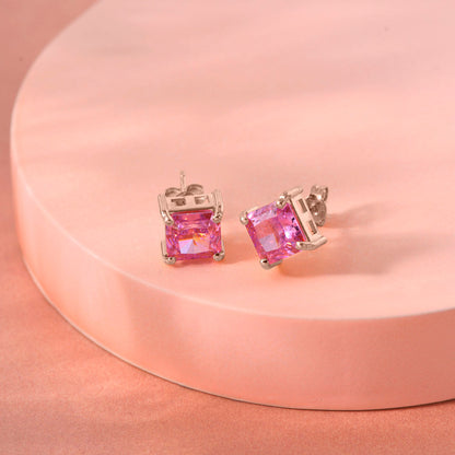 Rosé Shine Gold Stud Earrings for Women