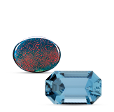 aquamarine and bloodstone