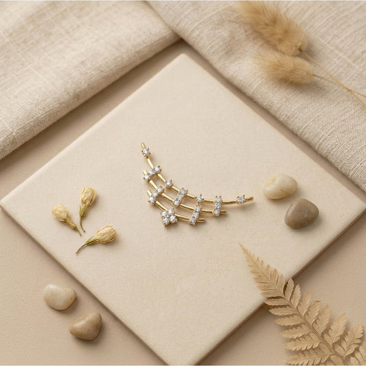 Studded Muse 9kt Diamond Mangalsutra Pendant