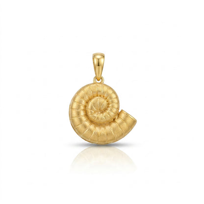 Shell Swirl Ocean Collection Charm Pendant