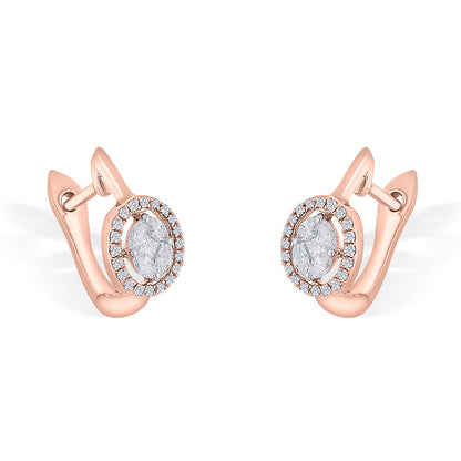 Orbelle Muse Diamond & Gold Hoops & Huggies Earrings for Women