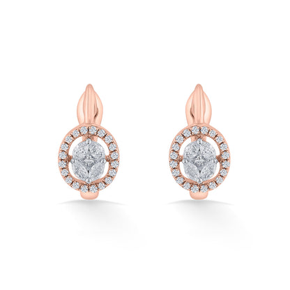 Orbelle Muse Diamond & Gold Hoops & Huggies Earrings for Women
