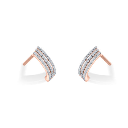 Spark Threads Diamond & Gold Hoops & Huggies Earrings for Women