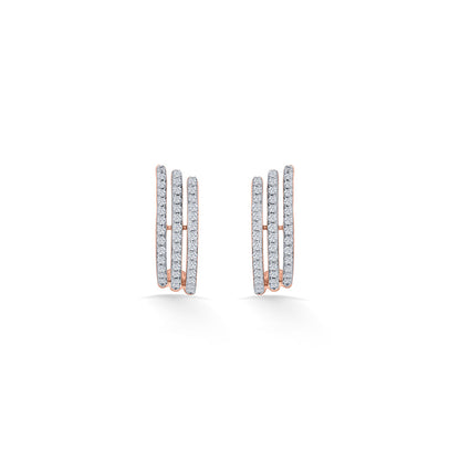 Spark Threads Diamond & Gold Hoops & Huggies Earrings for Women