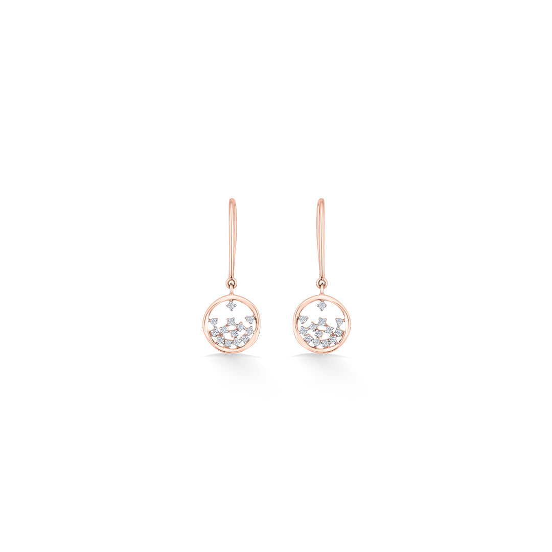 Infinite Links Diamond & Gold Drops & Danglers Earrings for Women