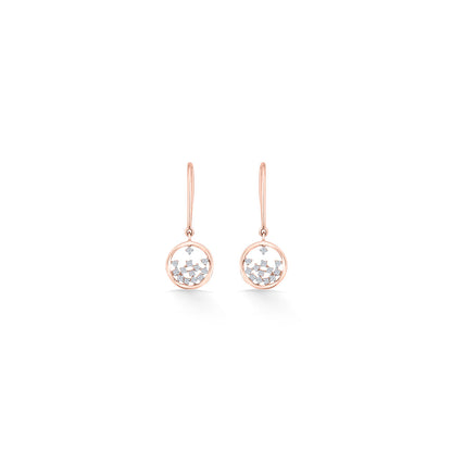 Infinite Links Diamond & Gold Drops & Danglers Earrings for Women