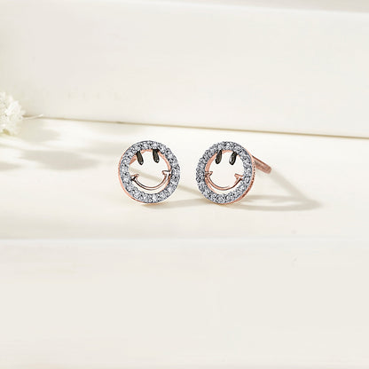 Joy Gleam Diamond & Gold Stud Earrings for Women